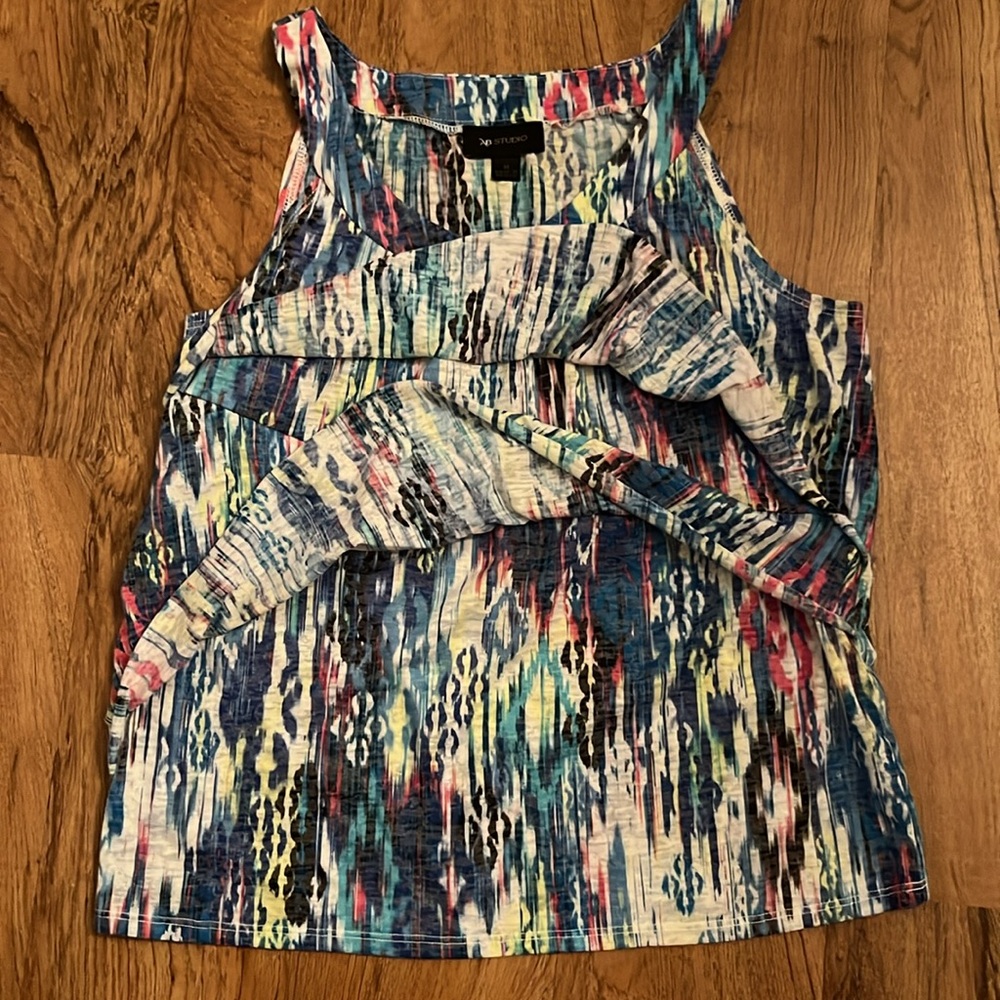 AB Studio Multi-Colored Layered Top - Picture 5 of 7